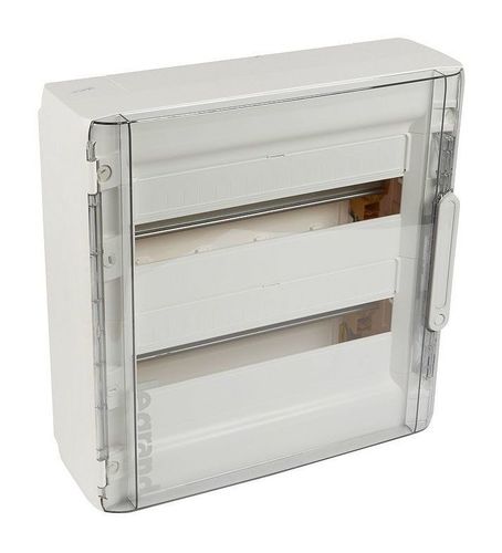 Распределительный шкаф Legrand XL³, 36 мод., IP40, навесной, пластик, прозрачная дверь, с клеммами