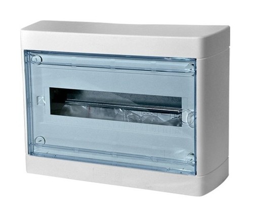Распределительный шкаф Legrand Nedbox, 8 мод., IP41, навесной, пластик, прозрачная дверь, с клеммами