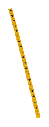 Маркер Duplix - чёрная маркировка на желтом фоне - условное обозначение - плюс