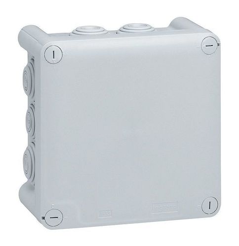 Plexo55 Коробка IP55 130х130х74 мм, 10 кабельных вводов