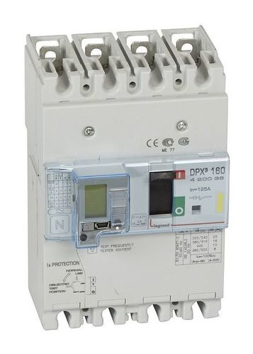 Силовой автомат Legrand DPX³ 160А, термомагнитный, 16кА, 4P, 125А, 420036