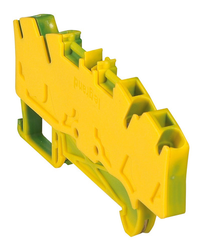 Пружинная клемма для заземления Legrand Viking 3 4 мм², желто-зеленый, 037279