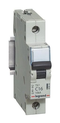 Автоматический выключатель TX³ 1P 16А (C) 10кА