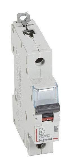 Автоматический выключатель DX³ 1P 2А (B) 10кА