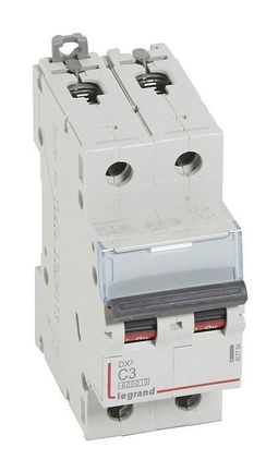 Автоматический выключатель DX³ 2P 3А (C) 10кА