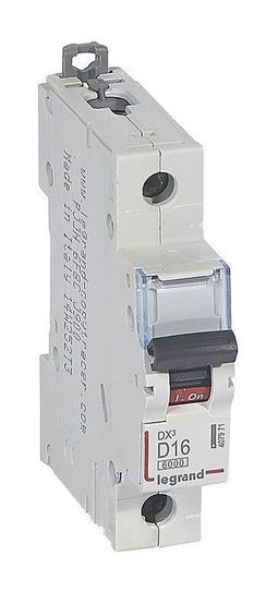 Автоматический выключатель DX³ 1P 16А (D) 10кА