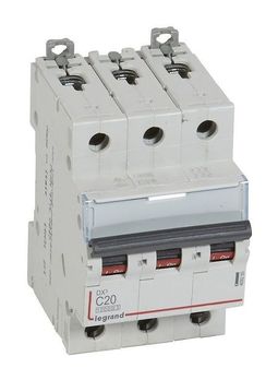 Автоматический выключатель DX³ 3P 20А (C) 16кА