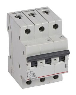 Автоматический выключатель RX3 3P 50А (C) 4.5кА