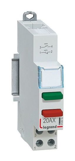 CX3 Выключатель кнопочный - НО контакт + НЗ контакт (зеленый/красный)