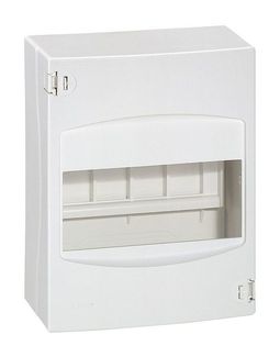 Распределительный шкаф Mini S, 6 мод., IP30, навесной, пластик, дверь