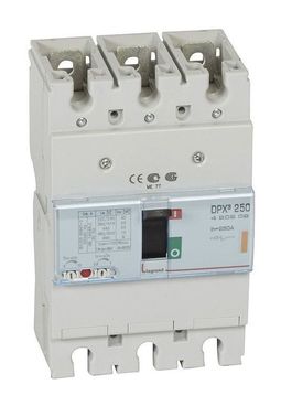 Силовой автомат DPX³ 250, термомагнитный, 25кА, 3P, 250А