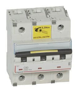 Автоматический выключатель DPX³ 3P 80А (C) 16кА
