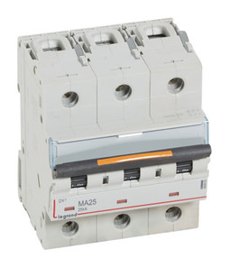 Автоматический выключатель DX³ 3P 25А (MA) 25кА
