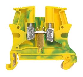 Клемма для заземления с винтовым зажимом Viking 3 10 мм², желто-зеленый, 037173
