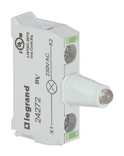 Блок со встроенным светодиодом для головок - Osmoz - для кнопочных постов - 230 В~ - зеленый