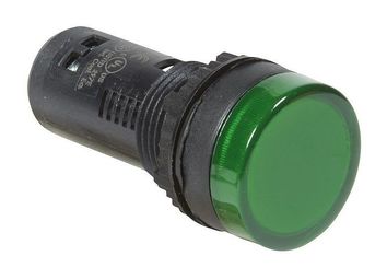Моноблочная сигнальная лампа ∅ 22,3 - Osmoz - с подсветкой - со встроенным светодиодом - IP 66 - зел