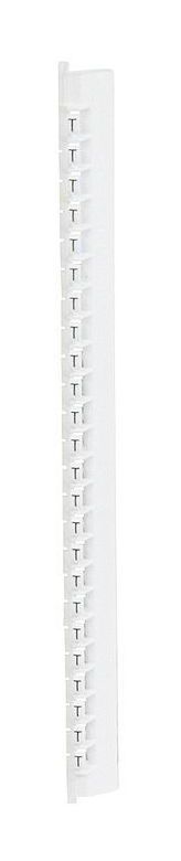 Маркер Memocab - ширина 2,3 мм - чёрная маркировка на белом фоне - заглавная буква T