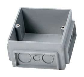 Монтажная коробка для выдвижного розеточного блока - 3 модуля - пластик