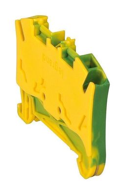 Пружинная клемма для заземления Viking 3 4 мм², желто-зеленый, 037271