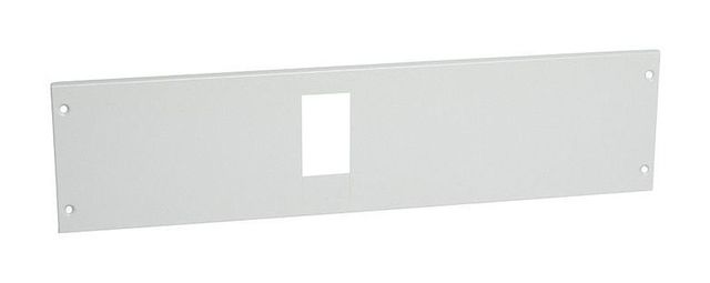 Металлическая лицевая панель - XL³ 800//4000 - 24 модуля - высота 150 мм - горизонтальная установка 1