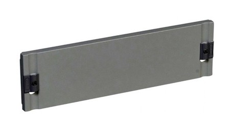 Сплошная лицевая панель металлическая XL³ 400 - для шкафов и щитов - высота 100 мм