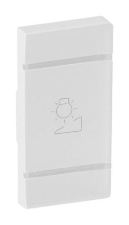 Valena Life MyHome Накладка для мех-змов BUS//SCS с симв. Светорегулятор 1 мод., установка справа, бел.
