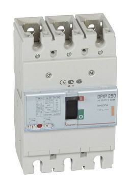 Силовой автомат DPX³ 250А, термомагнитный, 25кА, 3P, 200А, 420208